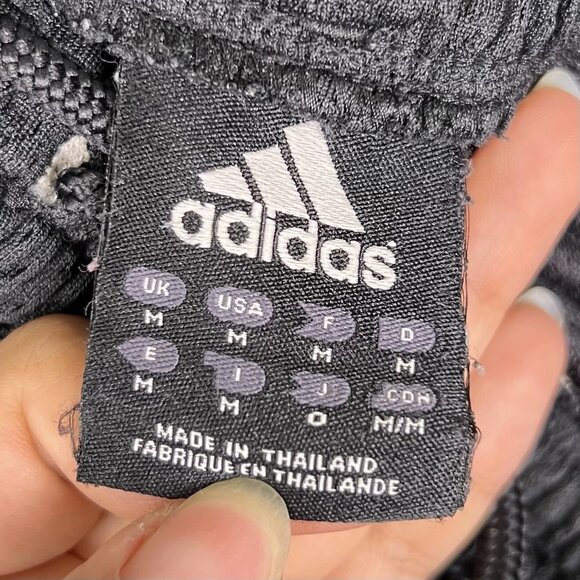 Adidas Dazzle Mesh Gym Shorts Mens Medium Black Athletic Basketball Y2K - Picture 4 of 15